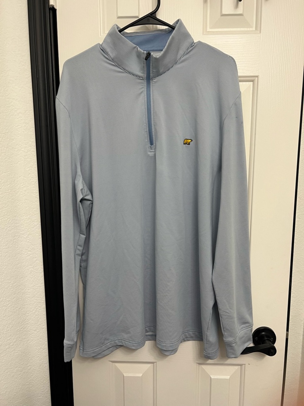 Jack Nicklaus Golden Bear Mens Blue UPF Protection Golf Pullover Top XLT